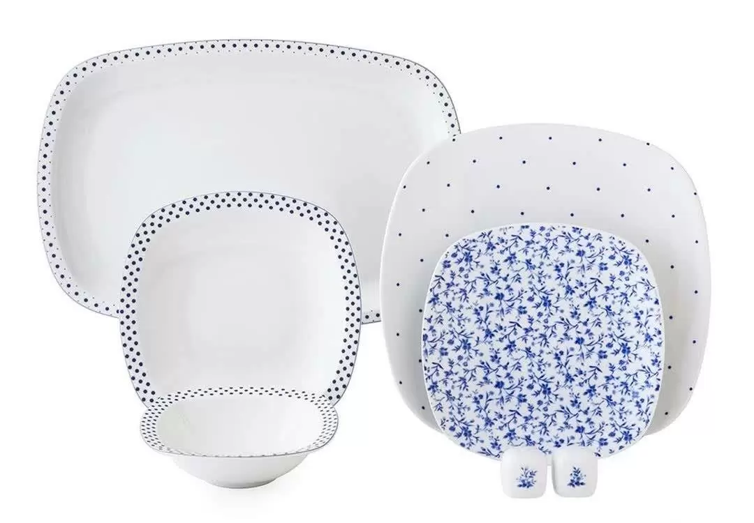 سرویس 27 پارچه چینی زرین - کواترو (مربع) 6 نفره ورونیکا-درجه عالی کد : 019136 